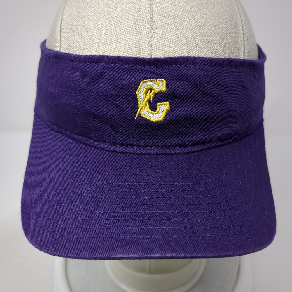 Outdoor Cap Strapback Visor Hat Solid Purple One … - image 2